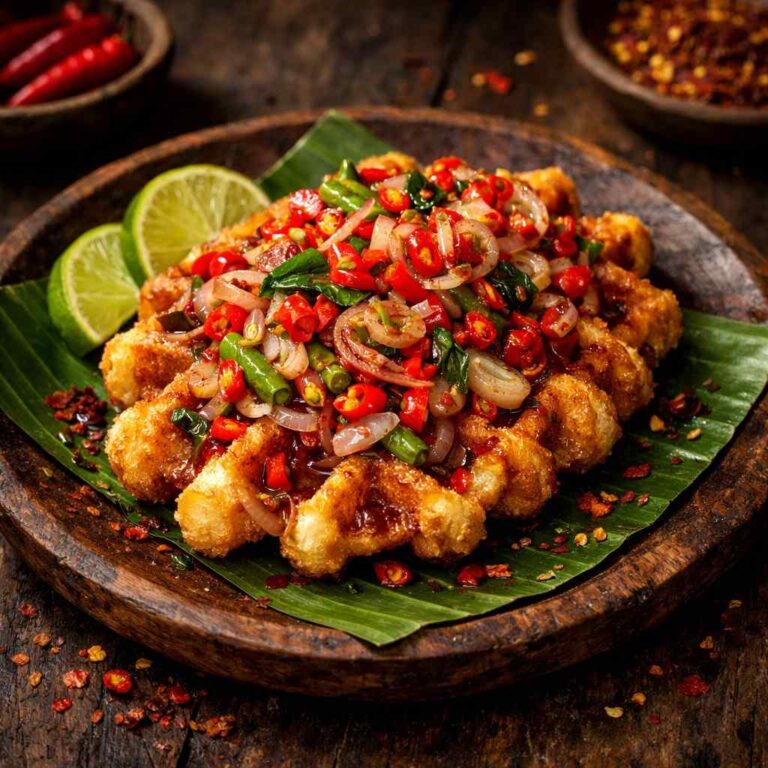 croffle sambal matah